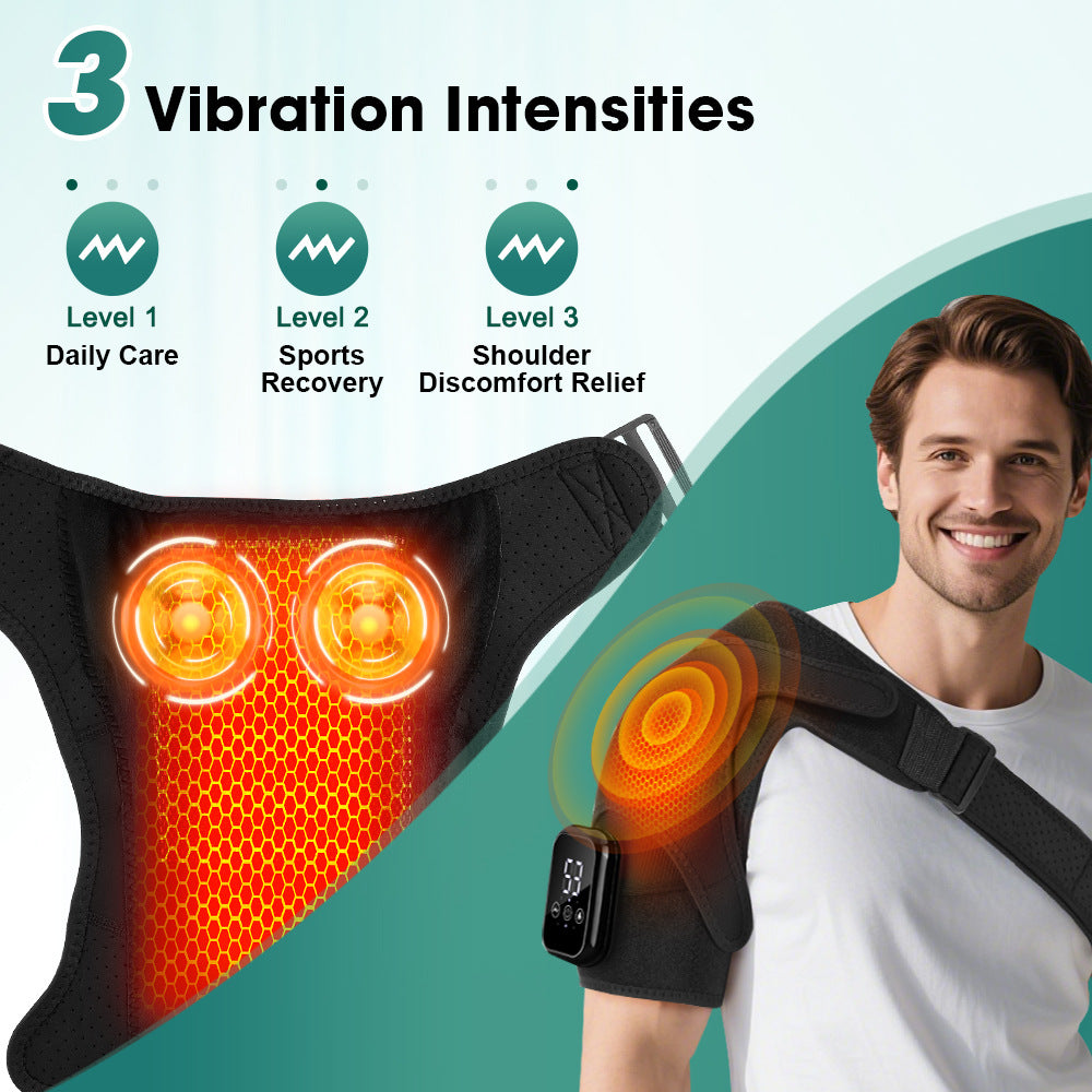 3-Speed Electric Heating Shoulder And Knee Pads With Mugwort Warm Compress